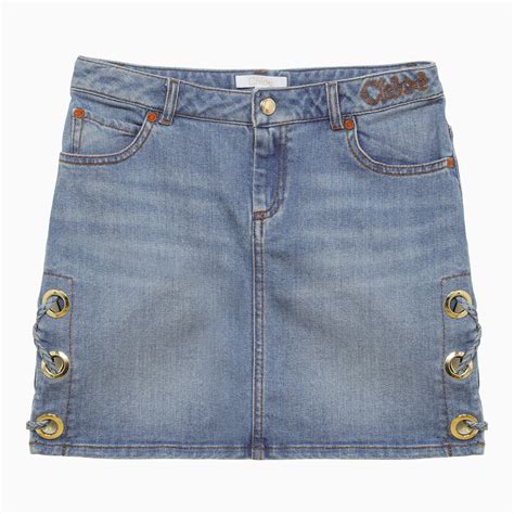 chloe denim shorts|chloe mini skirts.